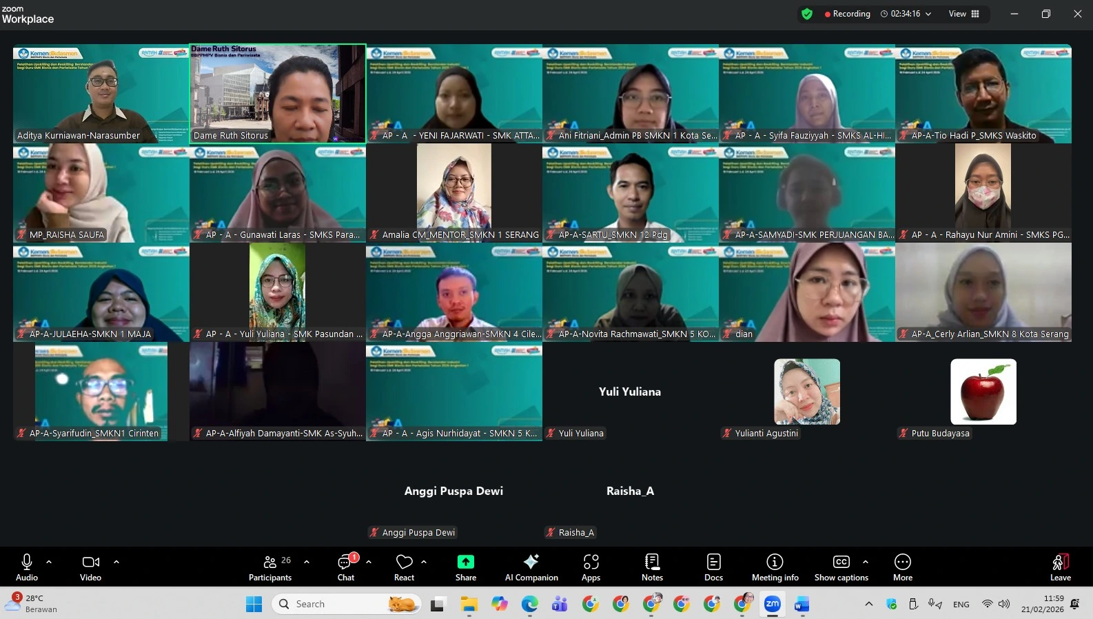 Dokumentasi Kegiatan Pelatihan 2026 - 1