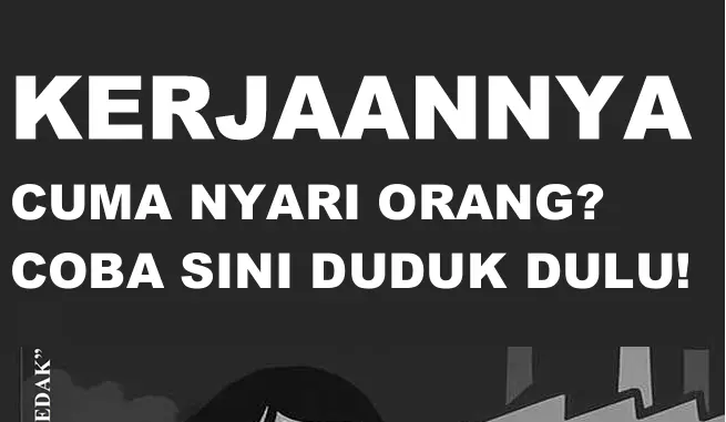 Cover Ebook Kerjaannya cuma nyari orang